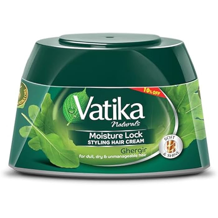 Vatika Ghergir Hair Cream (125ml) - Moisture Lock - For Dry & Unmanageable Hair - Image 1